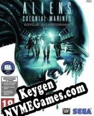 Aliens: Colonial Marines gerador de chaves de licença