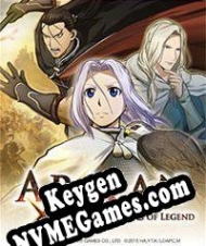 Arslan: The Warriors of Legend chave de ativação