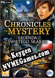 Chronicles of Mystery: The Legend of the Sacred Treasure chave de ativação