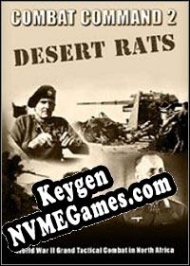 Combat Command 2: Desert Rats! gerador de chaves de licença