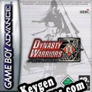 chave de licença Dynasty Warriors Advance