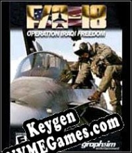 F/A-18 Operation Iraqi Freedom chave livre