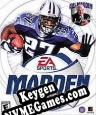 chave de ativação Madden NFL 2001