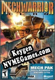 MechWarrior 4: Clan Mech Pak chave livre