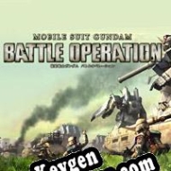 Mobile Suit Gundam: Battle Operation chave de ativação