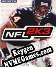 chave de licença NFL 2K3