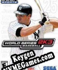 chave de ativação World Series Baseball 2K3