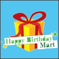 Tradução do Happy Birthday Mart para Português do Brasil