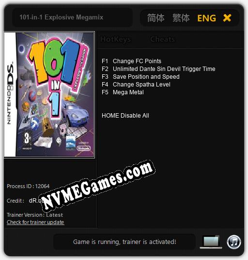 101-in-1 Explosive Megamix: Cheats, Trainer +5 [dR.oLLe]