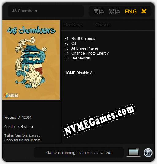 48 Chambers: Trainer +5 [v1.7]