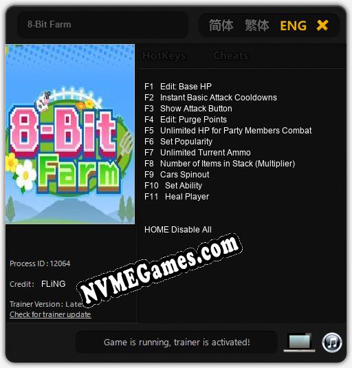 8-Bit Farm: Trainer +11 [v1.5]