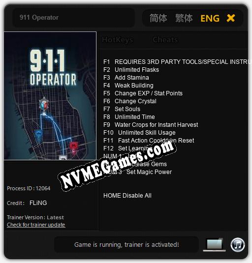 911 Operator: Treinador (V1.0.46)