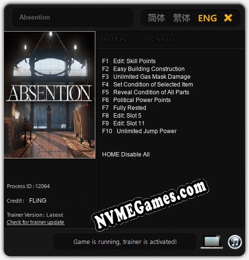 Absention: Treinador (V1.0.79)