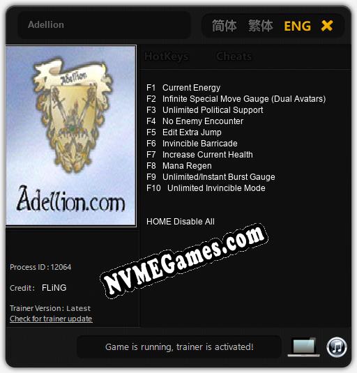 Adellion: Treinador (V1.0.34)