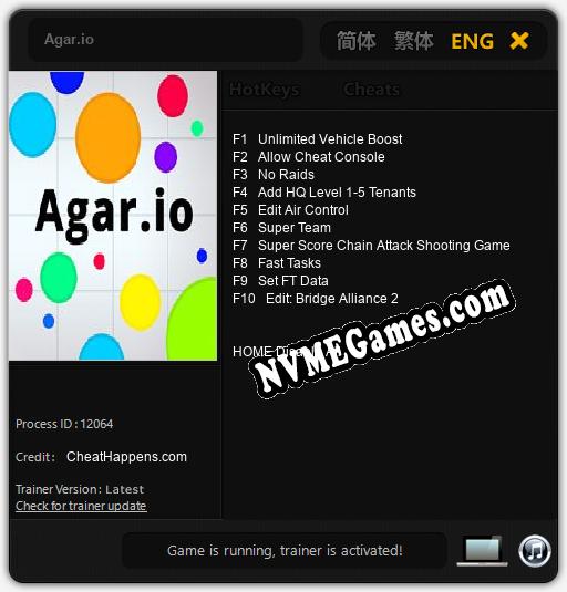 Agar.io: Treinador (V1.0.71)