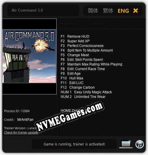 Air Command 3.0: Cheats, Trainer +14 [MrAntiFan]