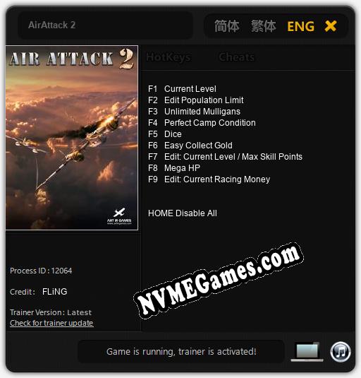 AirAttack 2: Treinador (V1.0.42)