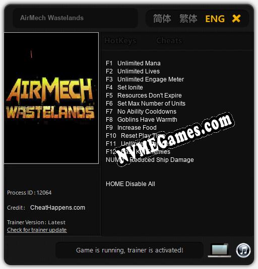 AirMech Wastelands: Trainer +13 [v1.7]