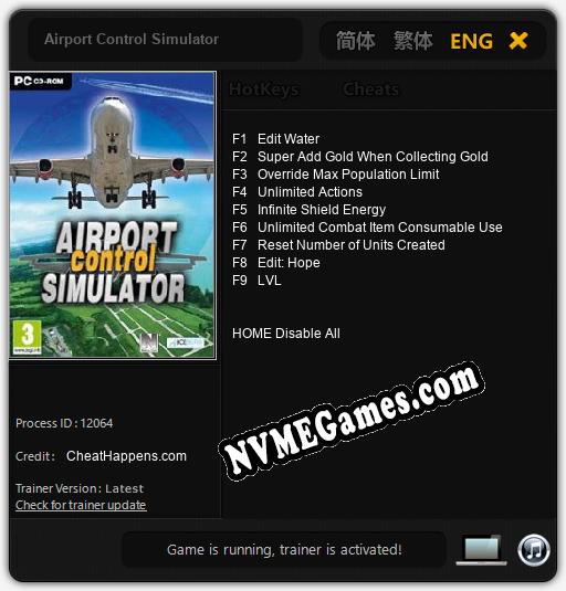 Airport Control Simulator: Cheats, Trainer +9 [CheatHappens.com]