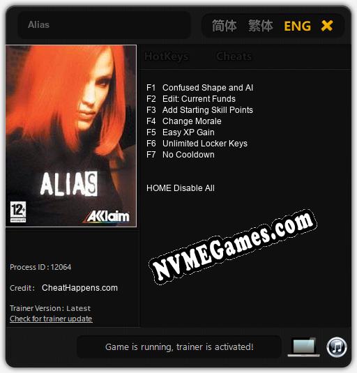 Alias: Trainer +7 [v1.5]