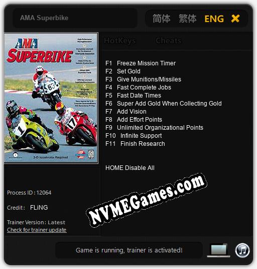 Treinador liberado para AMA Superbike [v1.0.3]