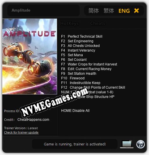 Amplitude: Trainer +14 [v1.2]