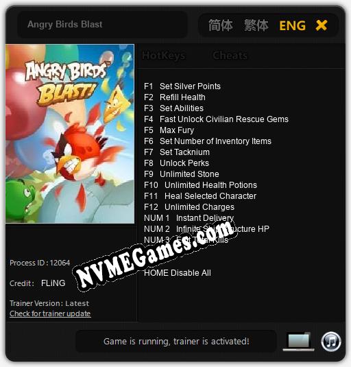 Angry Birds Blast: Cheats, Trainer +15 [FLiNG]