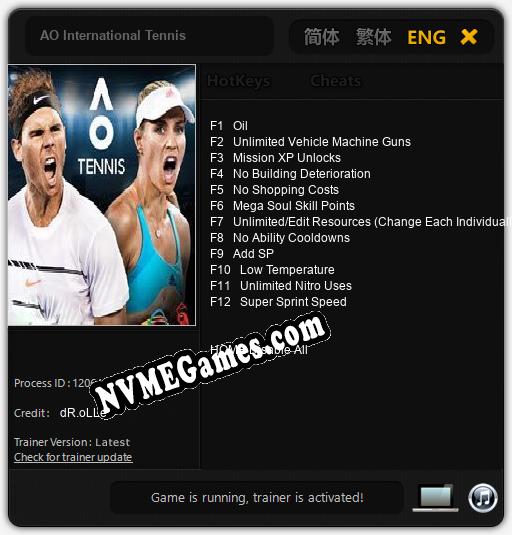 AO International Tennis: Treinador (V1.0.9)