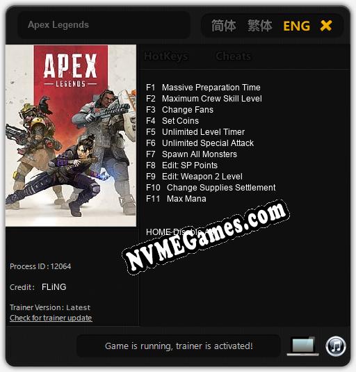 Apex Legends: Treinador (V1.0.27)