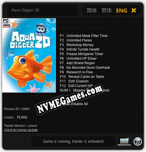 Aqua Digger 3D: Treinador (V1.0.61)