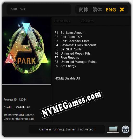 ARK Park: Treinador (V1.0.23)