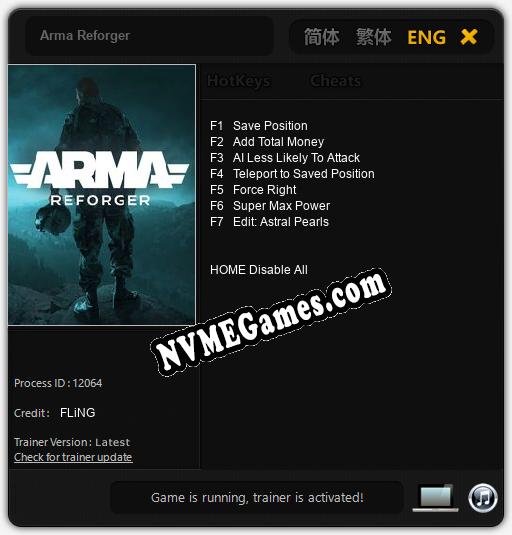 Arma Reforger: Trainer +7 [v1.7]