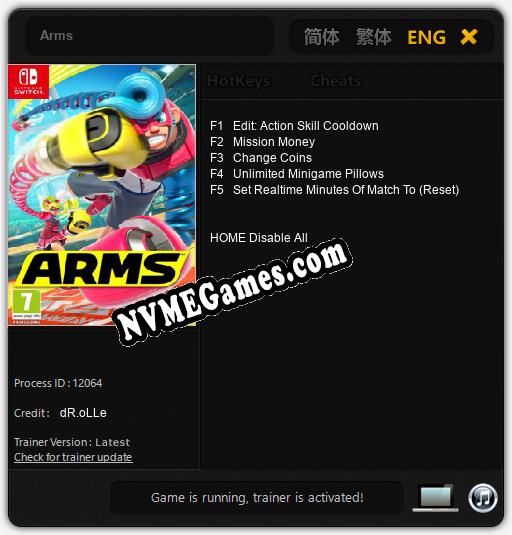 Arms: Treinador (V1.0.26)