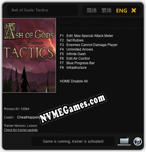 Ash of Gods: Tactics: Cheats, Trainer +8 [CheatHappens.com]