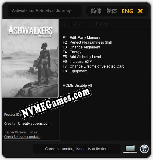 Ashwalkers: A Survival Journey: Cheats, Trainer +8 [CheatHappens.com]