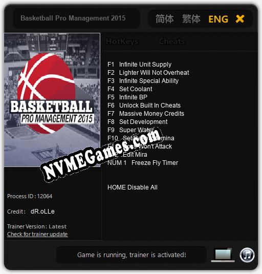 Basketball Pro Management 2015: Trainer +13 [v1.6]