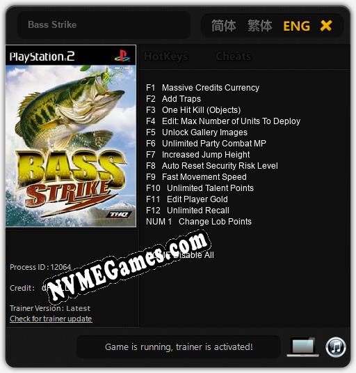 Bass Strike: Treinador (V1.0.41)