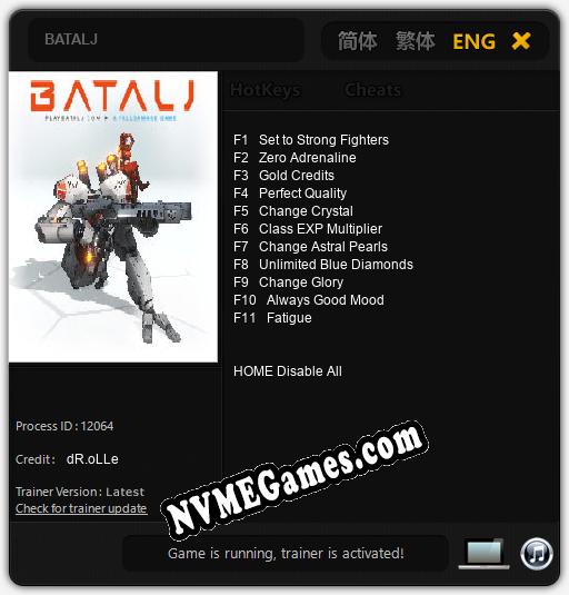 BATALJ: Treinador (V1.0.72)