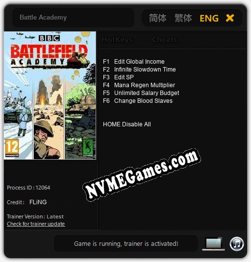 Battle Academy: Cheats, Trainer +6 [FLiNG]