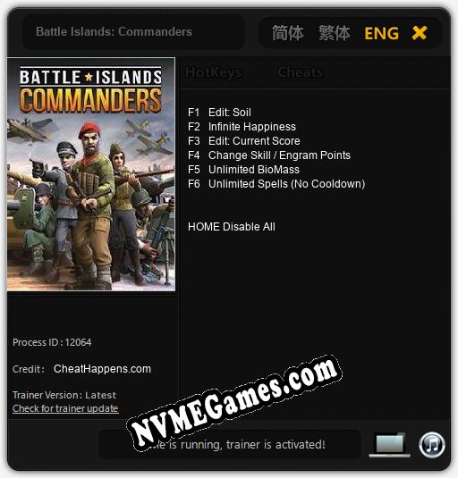 Battle Islands: Commanders: Trainer +6 [v1.3]