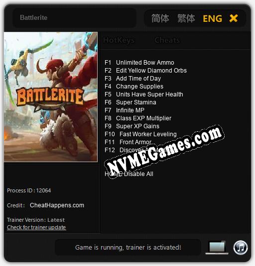 Battlerite: Trainer +12 [v1.7]