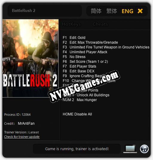 BattleRush 2: Trainer +14 [v1.5]