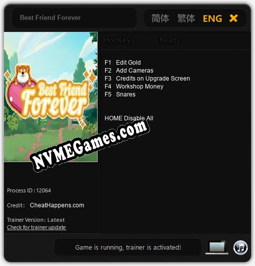 Best Friend Forever: Trainer +5 [v1.8]