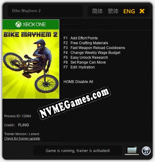 Bike Mayhem 2: Cheats, Trainer +7 [FLiNG]