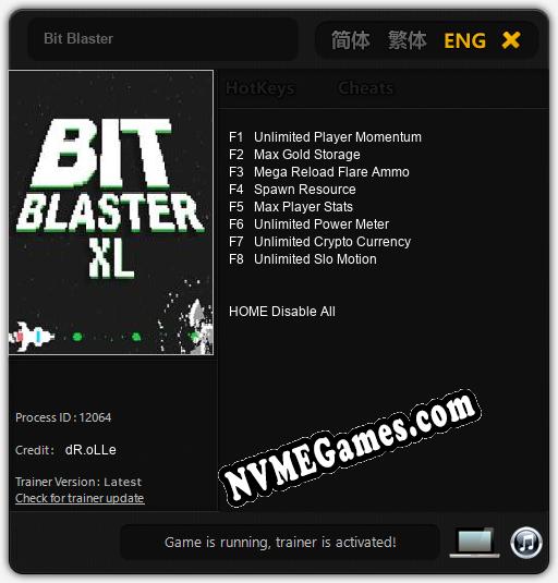 Bit Blaster: Treinador (V1.0.11)