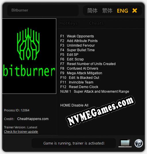 Bitburner: Treinador (V1.0.3)