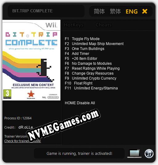 Treinador liberado para BIT.TRIP COMPLETE [v1.0.2]