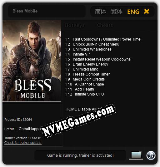 Bless Mobile: Cheats, Trainer +12 [CheatHappens.com]