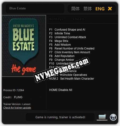 Blue Estate: Trainer +14 [v1.1]