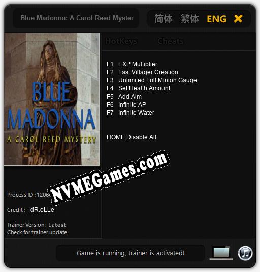 Blue Madonna: A Carol Reed Mystery: Treinador (V1.0.95)